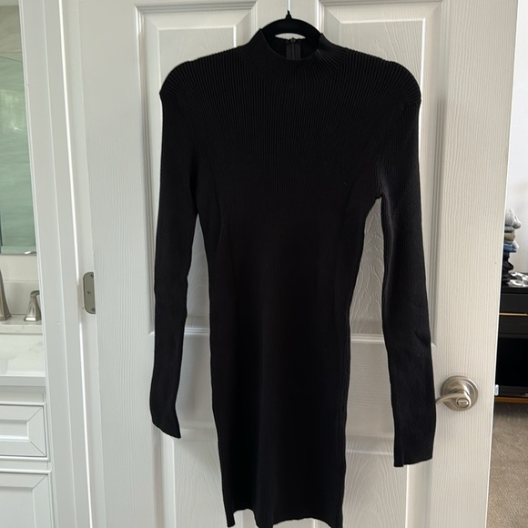 ❤️Vici-NWOT- Black Ribbed Dress Size small - Picture 4 of 8